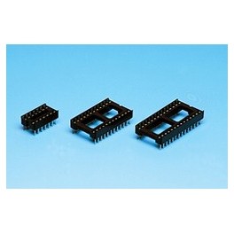 SUPPORT DE CIRCUIT IMPRIME DOUBLE LYRE 18 PINS SCI18
